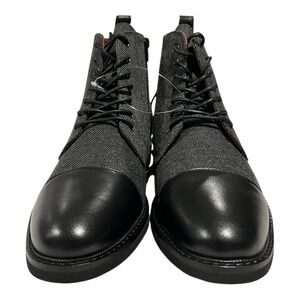 NEW‎ Polar Fox Brooke Chukka Boots Men's 10.5 Gray Wool Leather Lace-Up Fashion